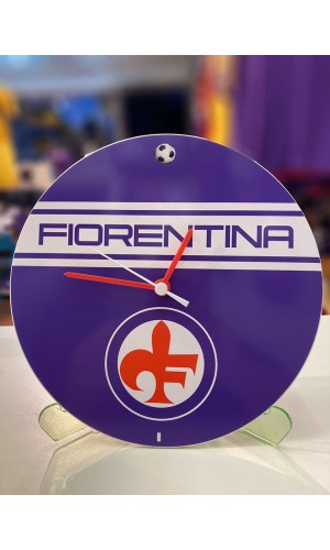 OROLOGIO DA PARETE STEMMA FIORENTINA VIOLA